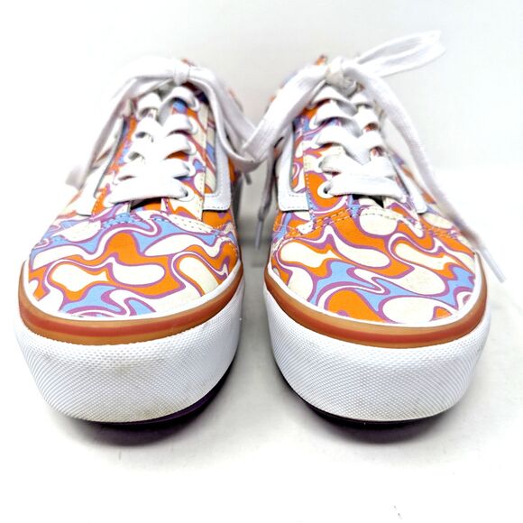Vans Old Skool Stackform UV Activated Ink Peace Platform Sneakers Women Sz 7.5 - Picture 3 of 12